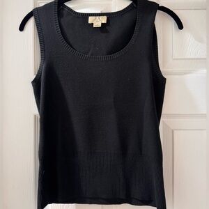 Black Sleeveless sweater  Top